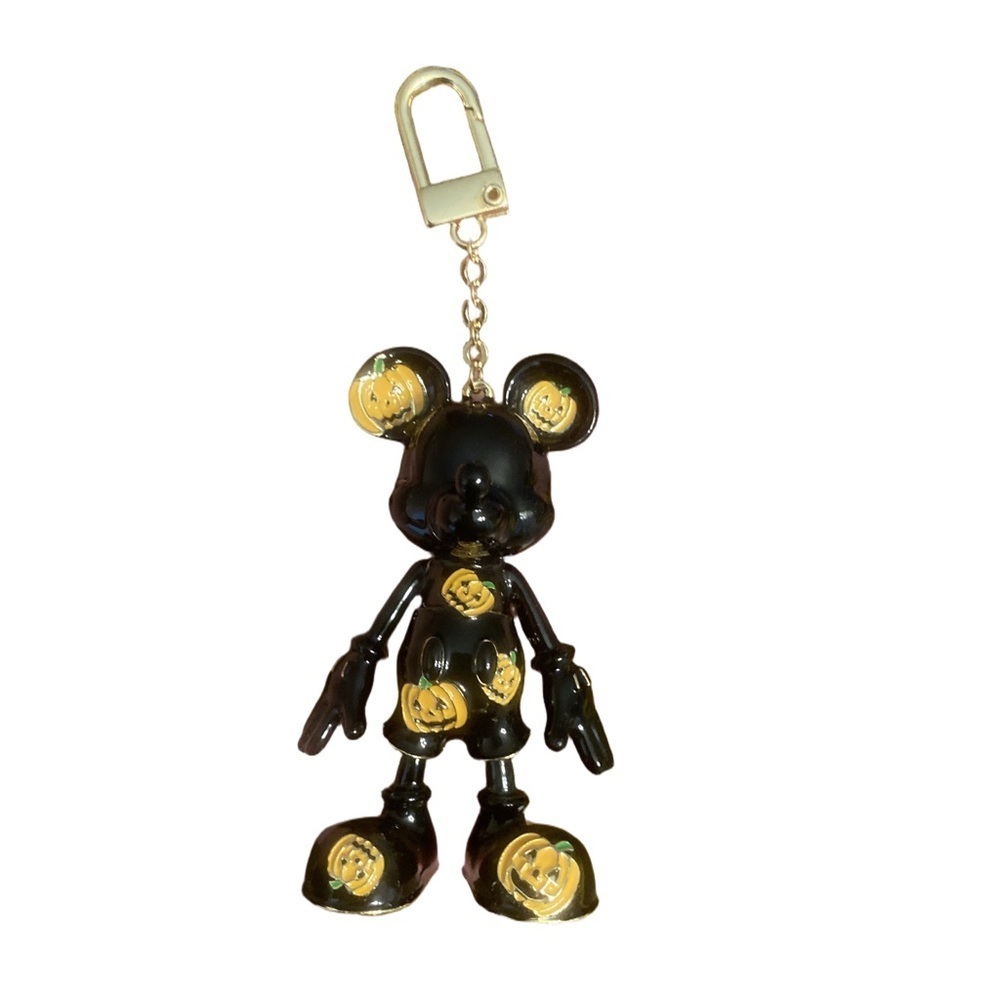 Disney BaubleBar Mickey Mouse Halloween Bag Charm Pumpkin Jack O Lantern NIB